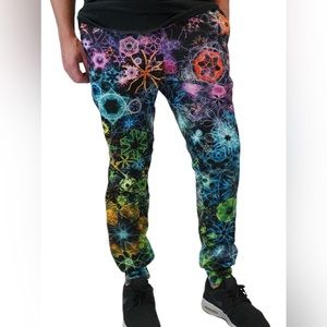 EUC Electro Threads Trippy Constellation Unisex Joggers - Size Medium